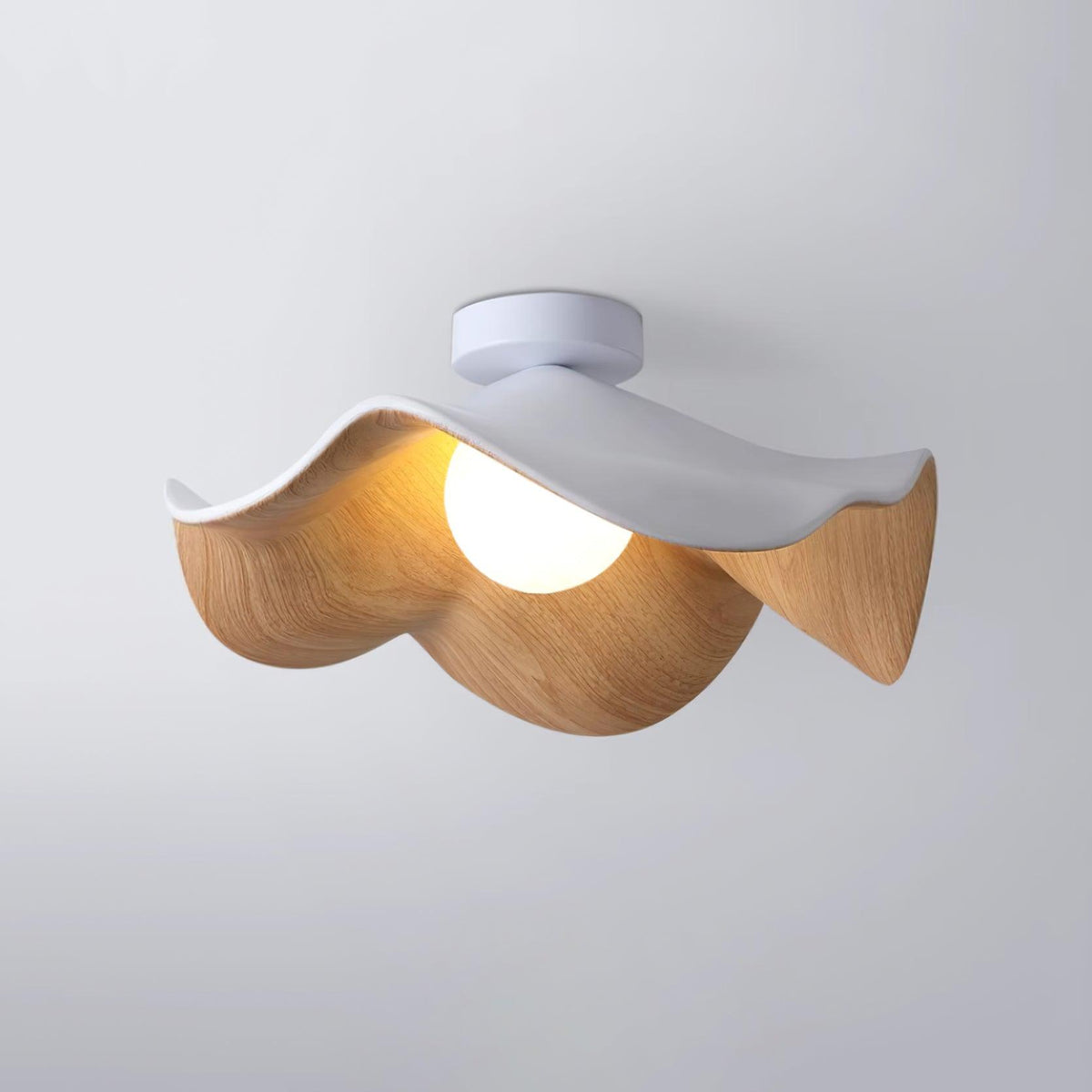 Adjustable Pendant Light with Metal & Resin Shade for Living Room, Bedroom, Dining Room | Modern Flush Mount Ceiling Fixture | 59 in Drop