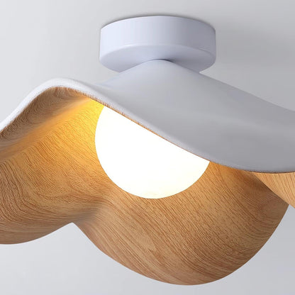 Adjustable Pendant Light with Metal & Resin Shade for Living Room, Bedroom, Dining Room | Modern Flush Mount Ceiling Fixture | 59 in Drop