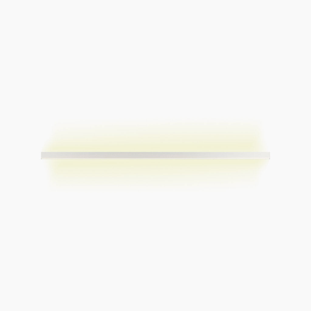 LED Flush Mount Ceiling Light Bar Iron 24 Inch Linear Strip Fixture Black White for Living Room Bedroom Hallway Kitchen Office Contemporary
