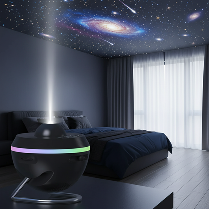 Galaxy Projector, Star Projector for Bedroom and Kids Room, Galaxy Light with Adjustable Angle and Sleep Timer