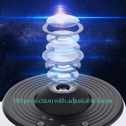 Celestial Oasis | Galaxy Projector Night Light with 360° Rotation | Transform Any Space into a Cosmic Experience