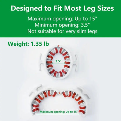 Cellulite Roller | 360° Deep-Tissue Massage Tool with Adjustable Width | Enhance Circulation for Toned Legs