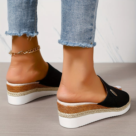 Ortekor Stylish Women's Platform Sandals with Lightweight Comfort | Open Design for All-Day Wear