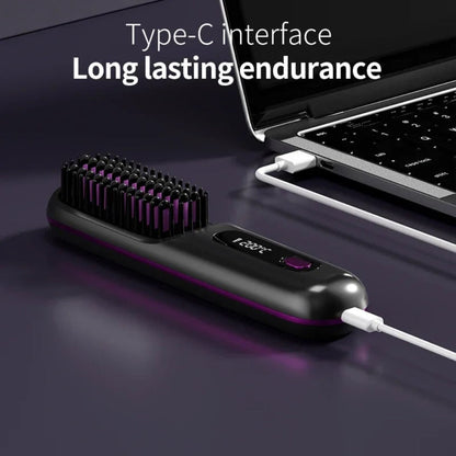 Ceramic Cordless Hair Straightener | USB Rechargeable Design for Sleek, Frizz-Free Styling Anywhere