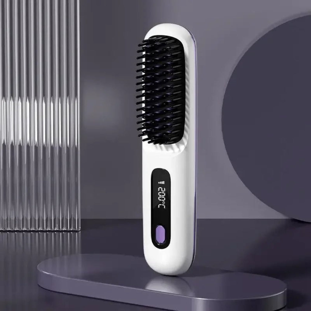 Ceramic Cordless Hair Straightener | USB Rechargeable Design for Sleek, Frizz-Free Styling Anywhere