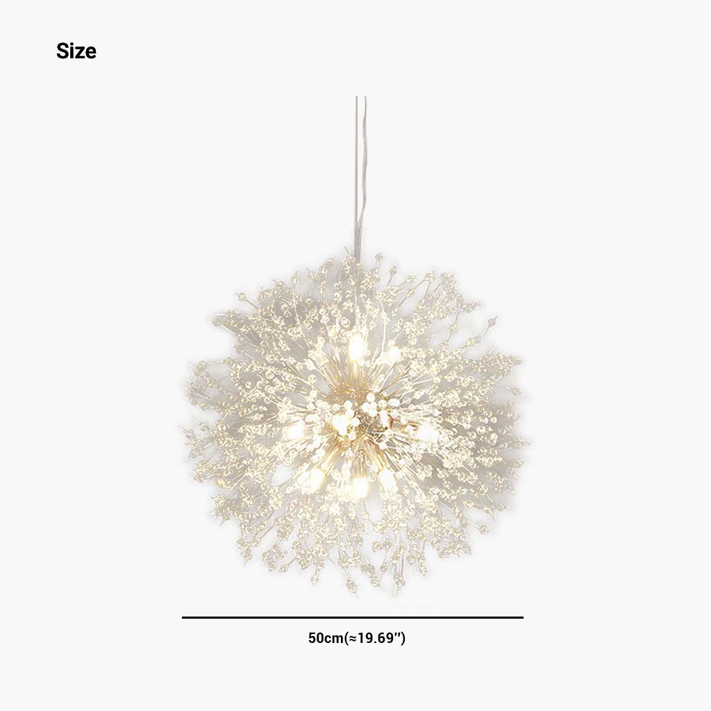 Sparkling Glass Crystal Ceiling Fixture Multi-Head Round & Rectangular LED Overhead Lighting for Dining Room Living Room Entry Hall Foyer Be