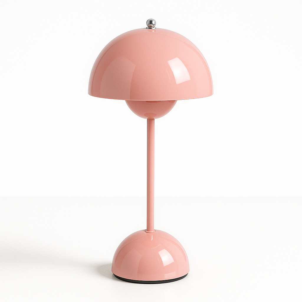 Adjustable Dimmable Metal Table Lamp – Petal Shade LED Desk Light for Living Room, Bedroom & Office