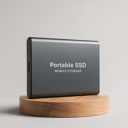 High-Speed External SSD Drive USB-C 3.1 for Mac PC Xbox PS5 Phone Data Backup Storage 1TB 2TB 4TB Aluminum Shock-Resistant Mobile File Trans