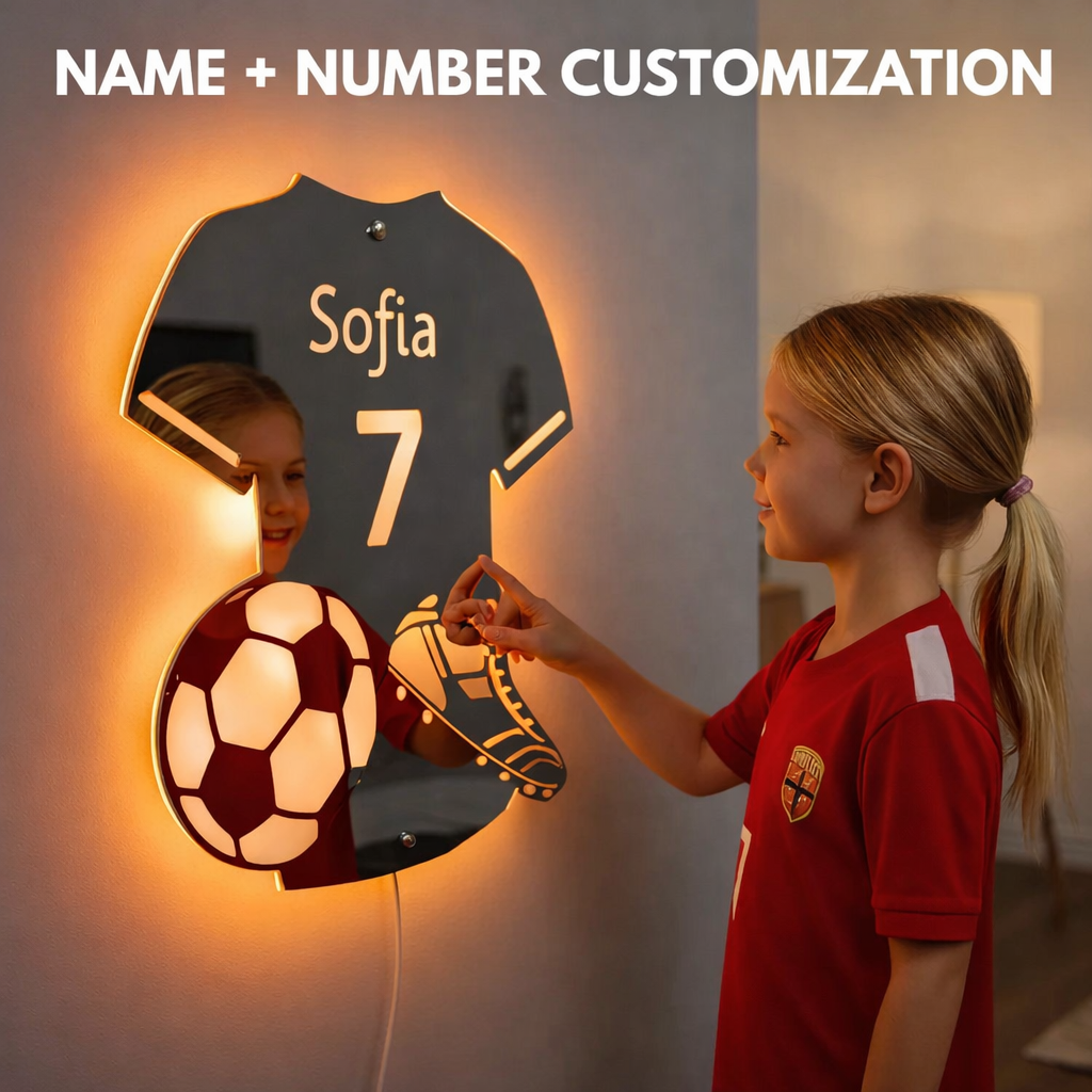 ProKit™ - Custom LED Football Mirror Lamp
