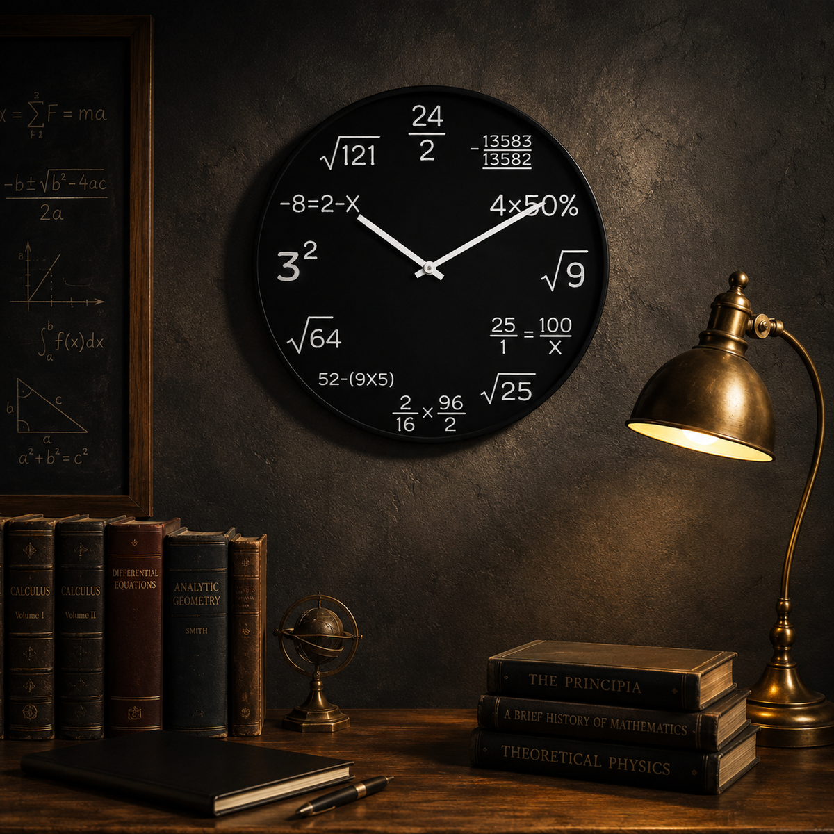 Math O’Clock™ – Equation Wall Clock