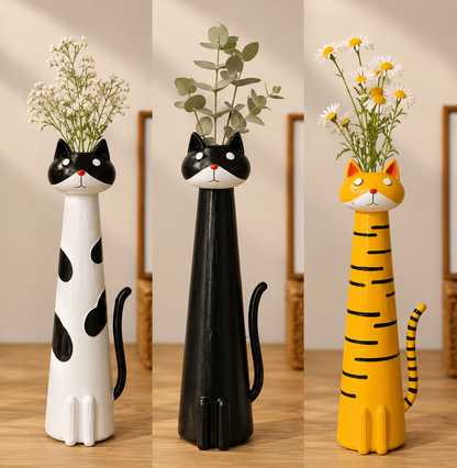 PurrBloom™ – Cat Vase