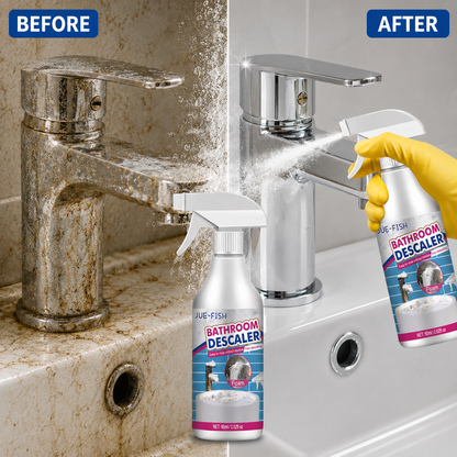 Bathroom Tile & Grout Cleaning Kit with Microfiber Cloths for Shower Glass, Sinks & Ceramic Surfaces | Deep-Cleaning Solution for Soap