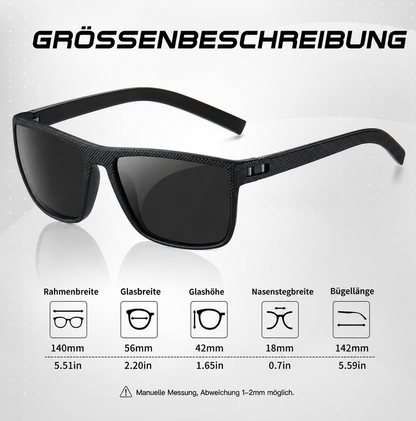 UV400 Polarized Sunglasses 3-Pack for Driving Glare Reduction Day Night Vision Protection Men Women