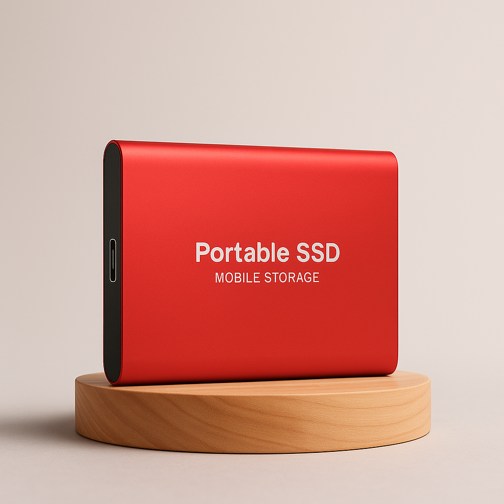 High-Speed External SSD Drive USB-C 3.1 for Mac PC Xbox PS5 Phone Data Backup Storage 1TB 2TB 4TB Aluminum Shock-Resistant Mobile File Trans