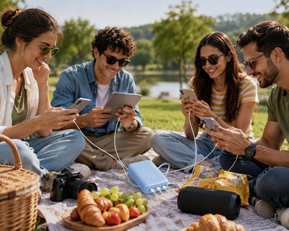 Ortekor Best Power Bank | Best Portable Charger 10000mAh with Smart Charging & LED Display | Portable Power Bank for iPhone, Samsung & Android