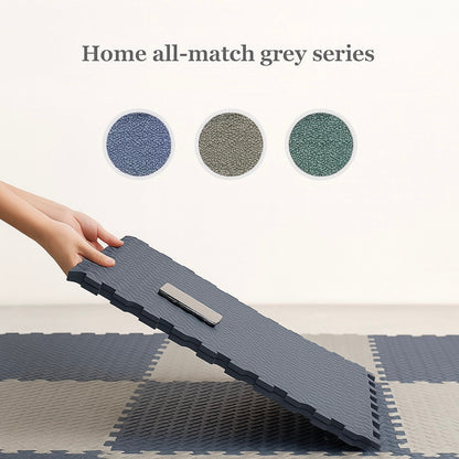 Interlocking Foam Floor Tiles for Kids Playroom 12x12 Inch Cushioned Baby Crawling Mat Non-Slip Puzzle Mats Nursery Safe Play Area