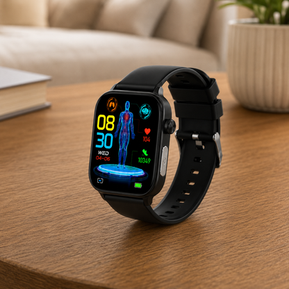 Smart Fitness Tracker Watch with Bluetooth and Oxygen Monitoring – Daily Activity and Health Monitor