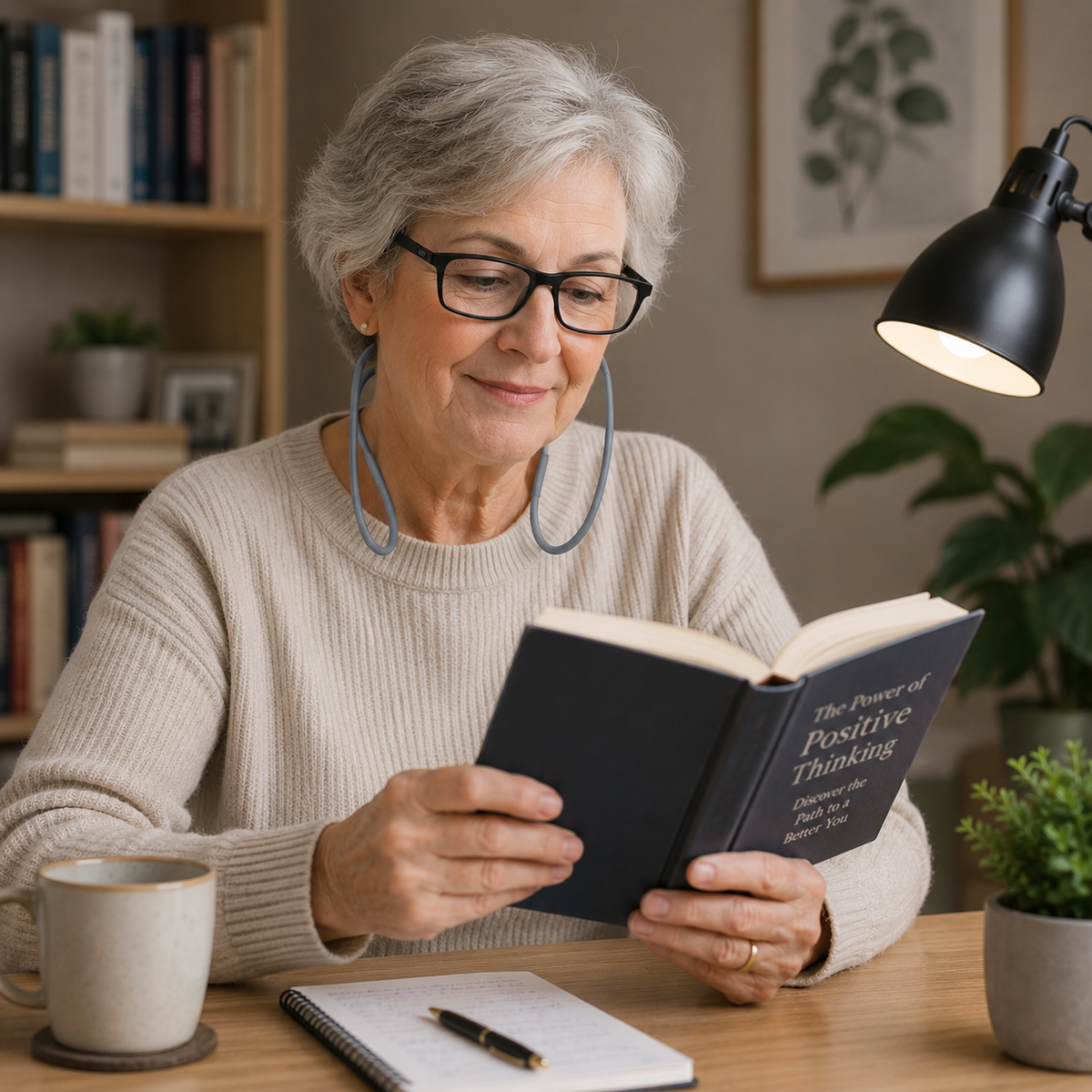 Adjustable Hanging Reading Glasses with Magnetic Necklace Holder for Hands-Free Vision | Men & Women Lightweight Readers | Presbyopia