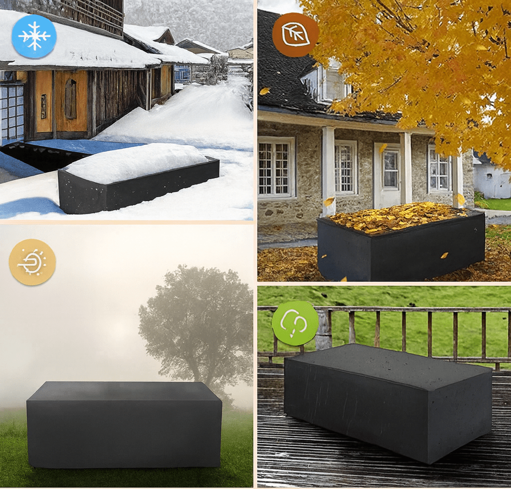All-Weather Outdoor Furniture Cover - Waterproof UV-Resistant Patio Protection Year-Round
