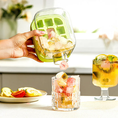 Ortekor Chic Hydration | 2-in-1 Ice Cube Bottle with Space-Saving Design | Portable & Stylish for Refreshing Drinks
