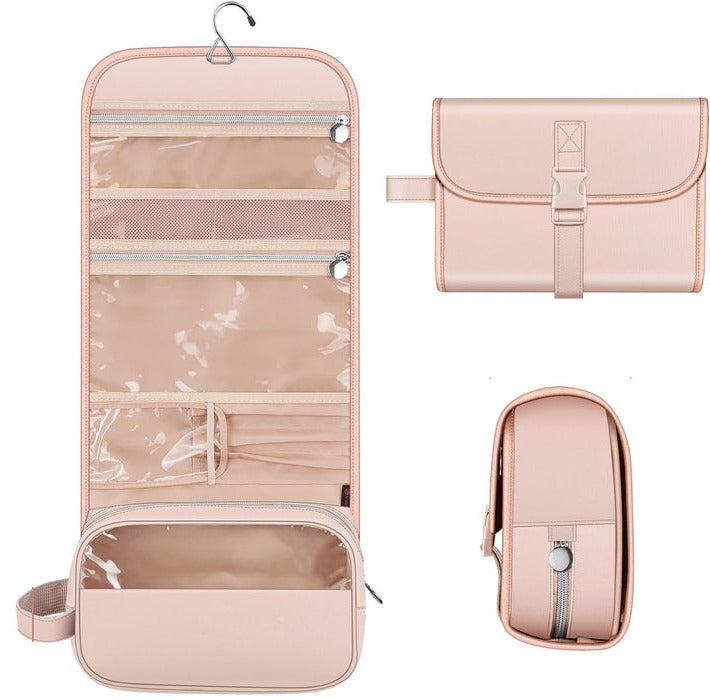 Chic Makeup Storage Bag | Portable Hanging Organizer with Multiple Compartments for Effortless Travel