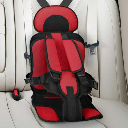 Portable Booster Seat with Safety Harness for Kids – Adjustable Travel Car Seat Cushion with Breathable Mesh and Soft Padding – Ages 0-12