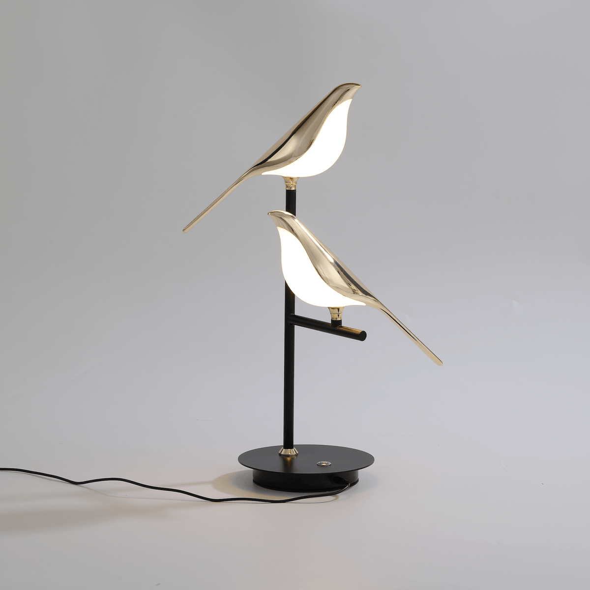 Metal Bird Wall Sconce LED Fixture Gold Decorative Light for Living Room Bedroom Hallway Modern Home Accent Lighting