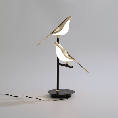 Metal Bird Wall Sconce LED Fixture Gold Decorative Light for Living Room Bedroom Hallway Modern Home Accent Lighting