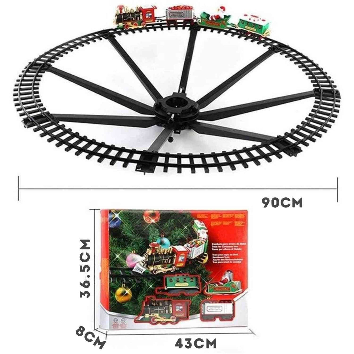 MERRYENGINE – Christmas Tree Train for Playful Holiday Ambience