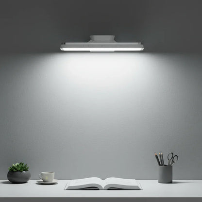 Rechargeable Magnetic LED Wall Light 12 Inch Dimmable Battery Powered Reading Lamp Portable Touch Control Aluminum Hallway Bedroom Closet Li