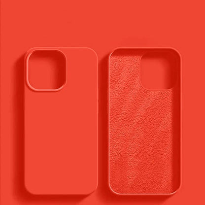Soft-Touch Silicone Phone Case for iPhone 17, 16, Pro, Max & Air – Shock-Absorbing Protection with Anti-Fingerprint Finish