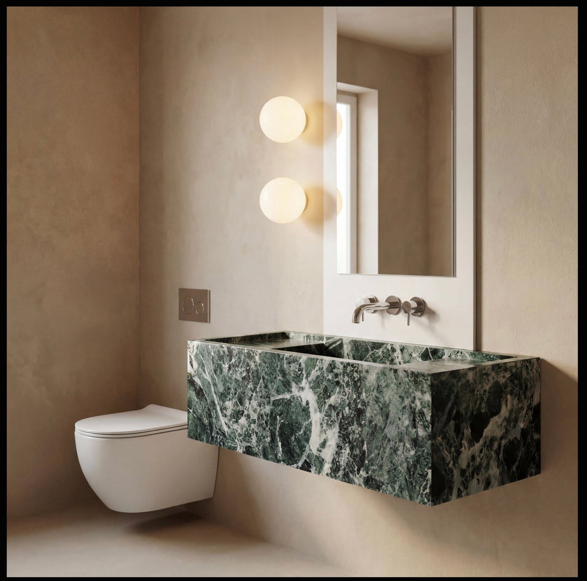 Frosted Glass LED Wall Sconce – Spherical Fixture for Bedroom, Bath & Entry | Modern Ambient Lighting