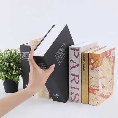 Clever Hideaway | Hidden Compartment Book Safe with Dual Locking Options | Discreet Storage for Valuables