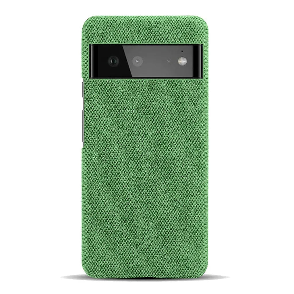 Fabric-Textured Protective Case for Google Pixel – Shock-Absorbing TPU with Raised Edges, Precision Fit for All Pixel Models 7-11 Pro XL