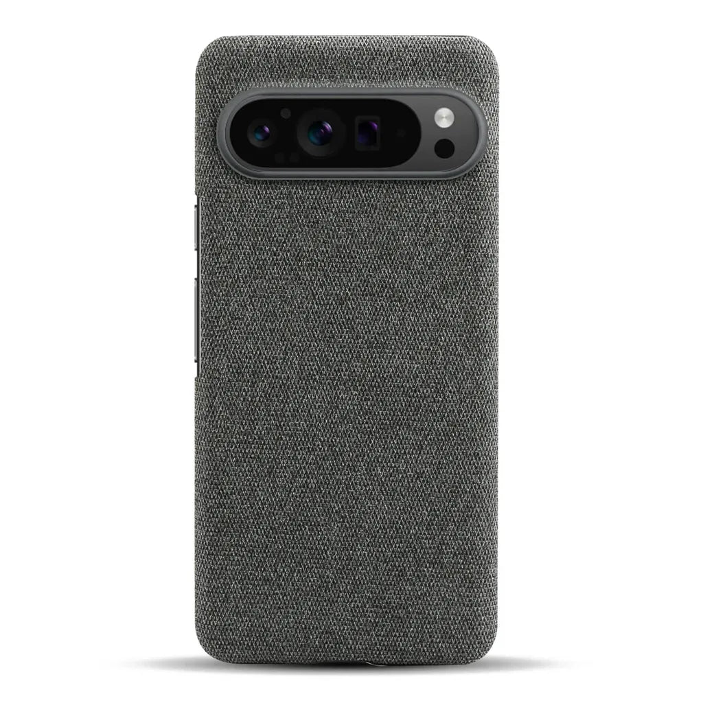 Fabric-Textured Protective Case for Google Pixel – Shock-Absorbing TPU with Raised Edges, Precision Fit for All Pixel Models 7-11 Pro XL