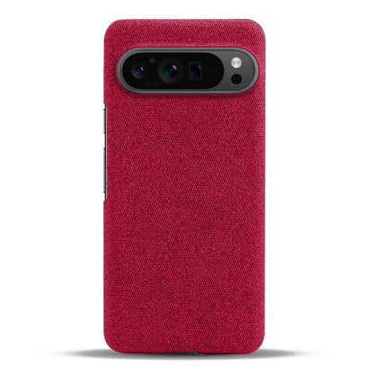 Fabric-Textured Protective Case for Google Pixel – Shock-Absorbing TPU with Raised Edges, Precision Fit for All Pixel Models 7-11 Pro XL