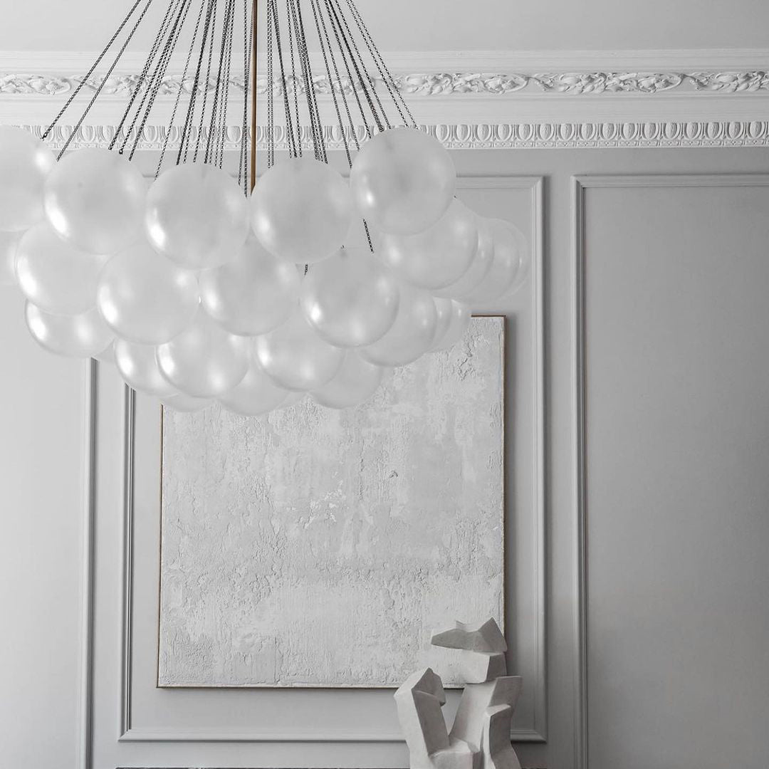 Hanging Ceiling Light Multi-Globe Frosted Glass Fixture Gold Black Chrome for Dining Room Kitchen Island Entryway Indoor Chandelier Adjustab
