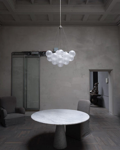 Bubble Pendant Light Multi-Globe Adjustable Ceiling Fixture Gold Black Chrome for Dining Room Living Room Foyer 19-73 Lights