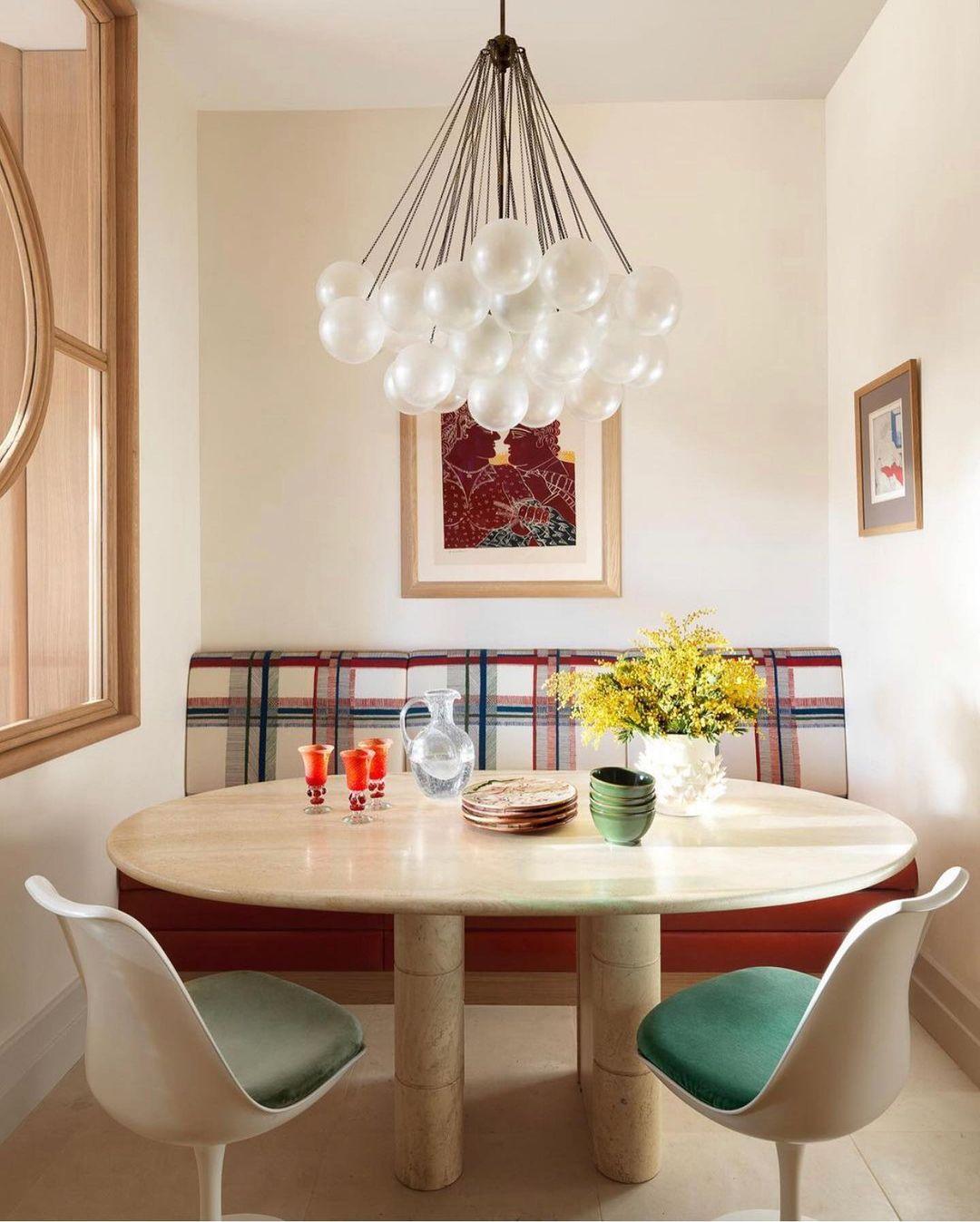 Bubble Pendant Light Multi-Globe Adjustable Ceiling Fixture Gold Black Chrome for Dining Room Living Room Foyer 19-73 Lights