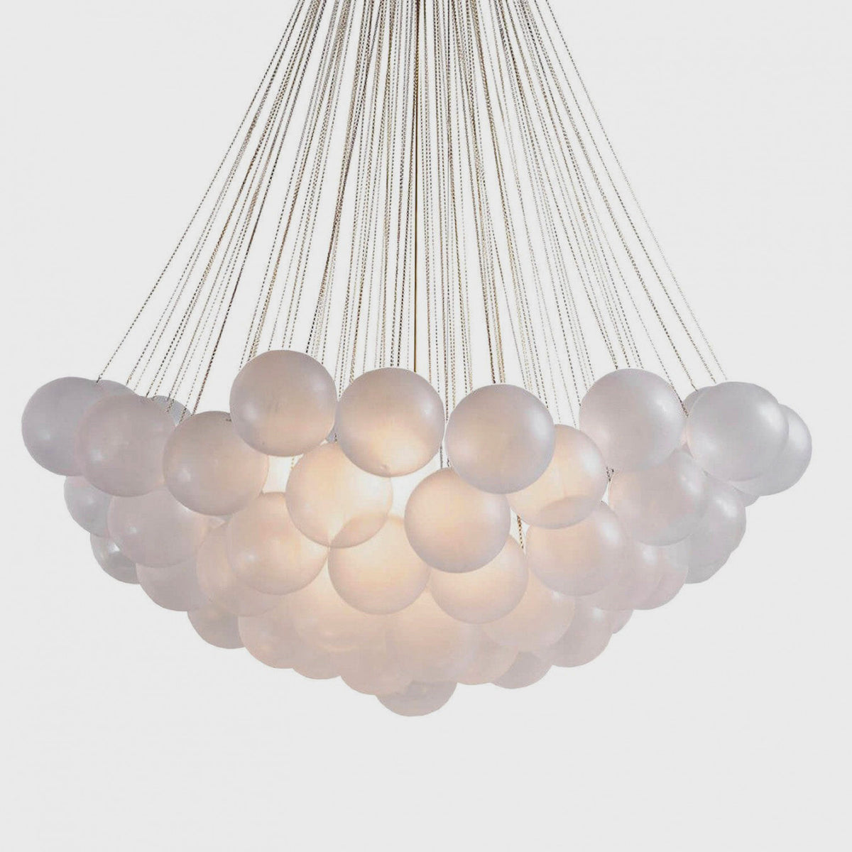 Hanging Ceiling Light Multi-Globe Frosted Glass Fixture Gold Black Chrome for Dining Room Kitchen Island Entryway Indoor Chandelier Adjustab