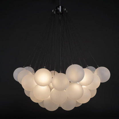 Bubble Pendant Light Multi-Globe Adjustable Ceiling Fixture Gold Black Chrome for Dining Room Living Room Foyer 19-73 Lights