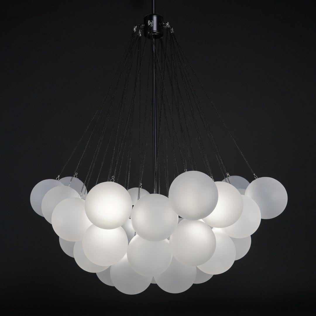 Bubble Pendant Light Multi-Globe Adjustable Ceiling Fixture Gold Black Chrome for Dining Room Living Room Foyer 19-73 Lights