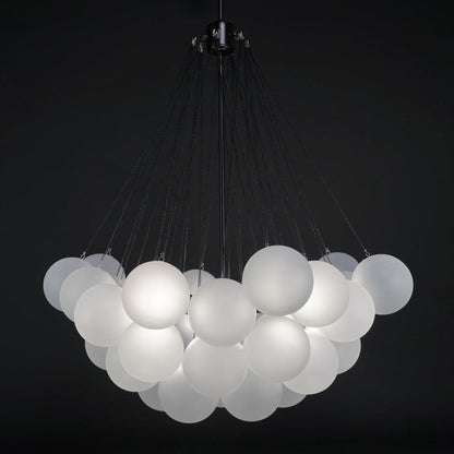 Bubble Pendant Light Multi-Globe Adjustable Ceiling Fixture Gold Black Chrome for Dining Room Living Room Foyer 19-73 Lights