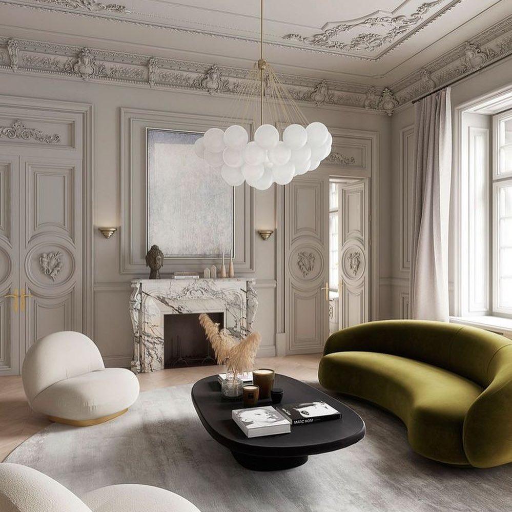 Bubble Pendant Light Multi-Globe Adjustable Ceiling Fixture Gold Black Chrome for Dining Room Living Room Foyer 19-73 Lights