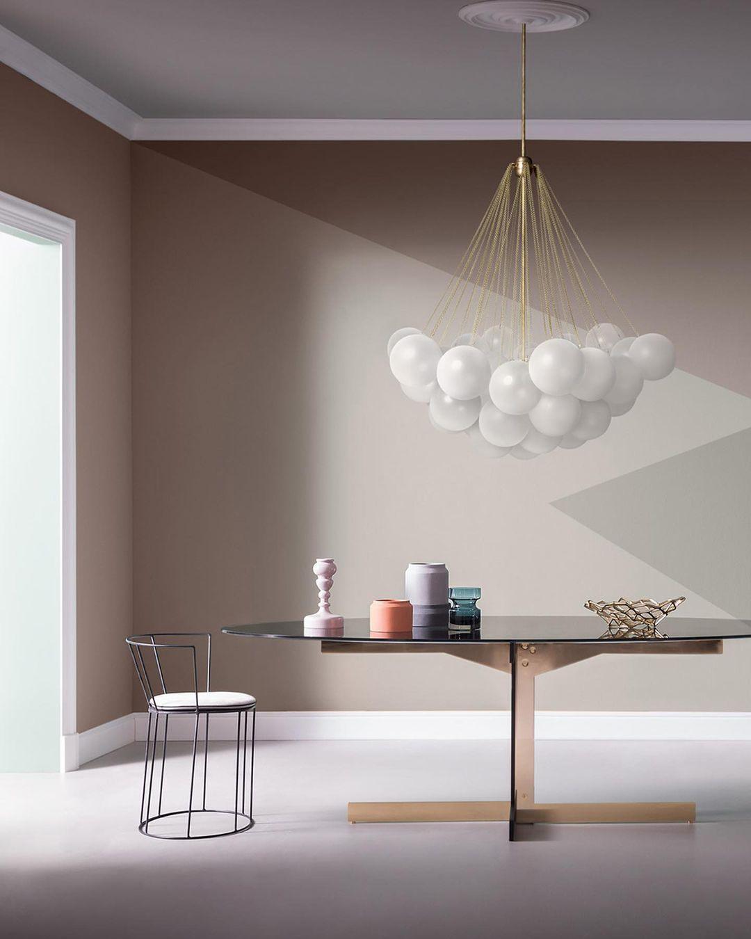 Bubble Pendant Light Multi-Globe Adjustable Ceiling Fixture Gold Black Chrome for Dining Room Living Room Foyer 19-73 Lights