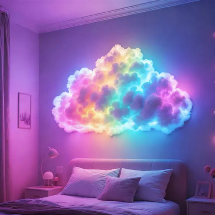 Cloud Mood Lamp | App-Controlled RGB LED Light with Customizable Design | 200 cm Relaxing Ambience