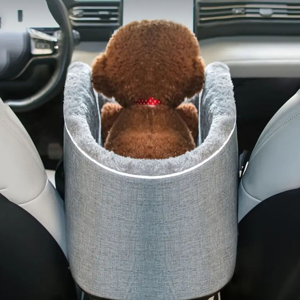 Cloud Paws | Travel Booster Seat for Pets with Plush Cushion | Comfortable and Secure for Road Trips