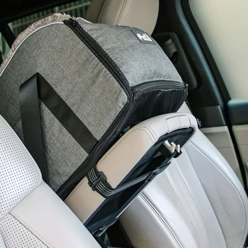 Cloud Paws | Travel Booster Seat for Pets with Plush Cushion | Comfortable and Secure for Road Trips