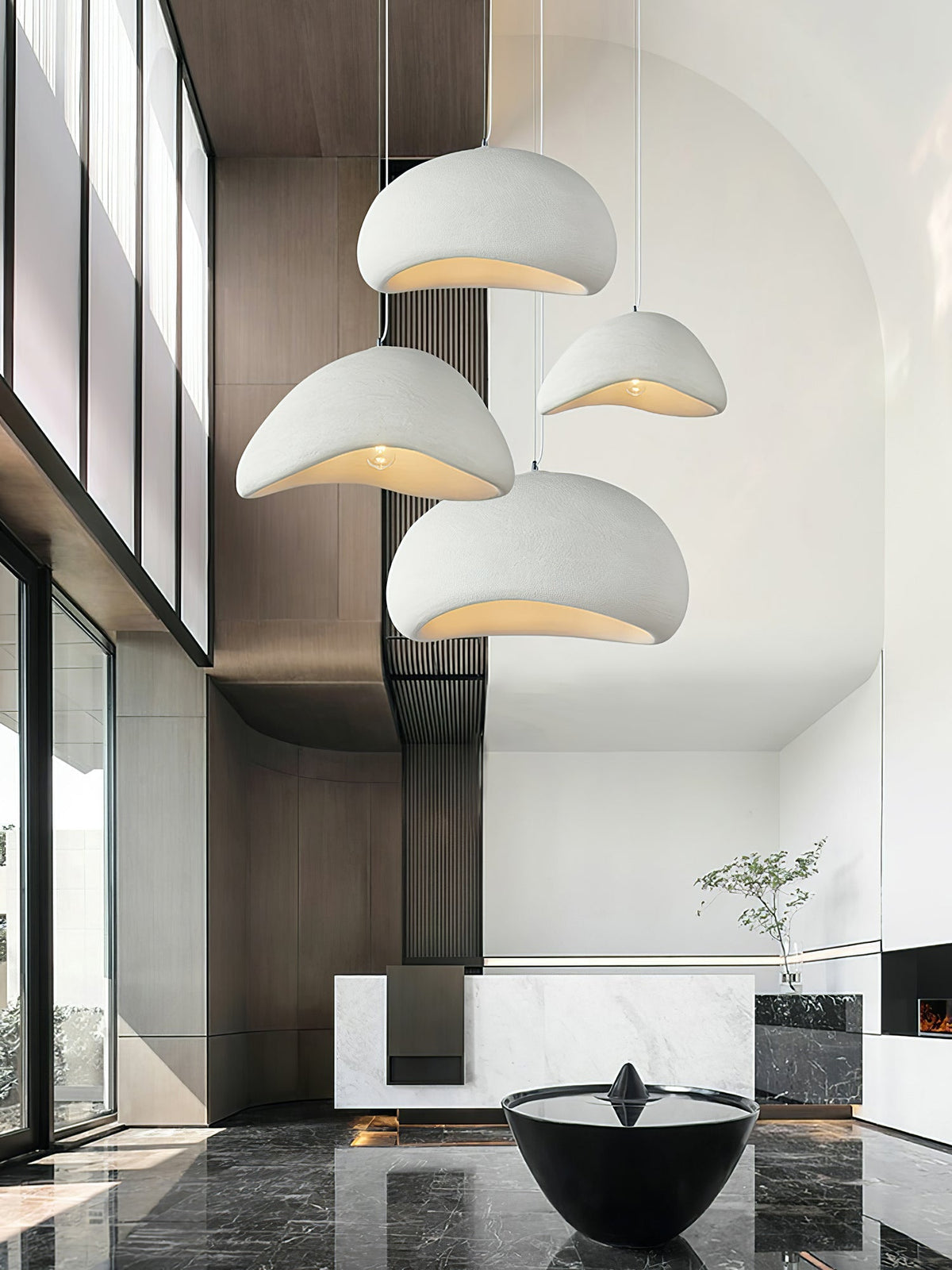 Cloud Pendant Lamp Dimmable LED Overhead Fixture Dining Room Bedroom Living Room Nursery Den Soft Glow Suspended Lighting E26 Bulb Base 12-4