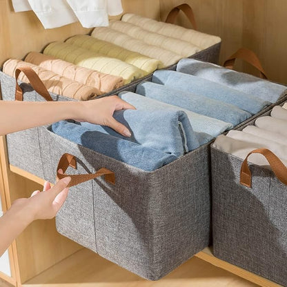 ClutterShield Storage Bin - Steel Frame, Collapsible Organizer